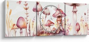 Tablou - Zâna Roz (cu ceas) (90x30 cm)