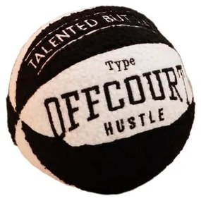 Pernă decorativă din material bouclé ø 25 cm Basketball – Mioli Decor