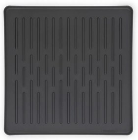 Scurgător de vase gri închis cu două nivele din metal 37x33 cm – Brabantia