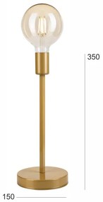 Lampă de masă ASTRID 1xE27/60W/230V auriu