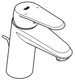 GROHE 3319020E - Baterie pentru lavoar EURODISC COSMOPOLITAN, dimensiune S, crom