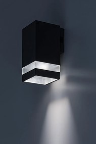 Aplica LED CCT perete exterior IP65 Urfa Line antracit