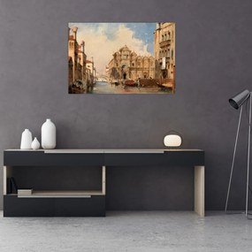 Tablou - Jules-Romain Joyant, The Scuola di San Marco, Venice, reproducere (90x60 cm)