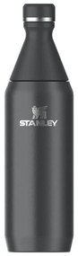 Sticlă termică neagră din oțel inoxidabil 600 ml All Day Slim Bottle Black – Stanley