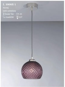 Lustra, Pendul modern design italian 10005 Amethyst