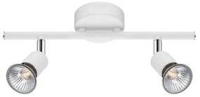 Aplica perete / tavan moderna cu spoturi Base alba 2L NVL-661002