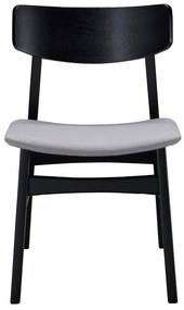 Scaun sufragerie Paramore  (stejar negru + gri deschis). 1099238