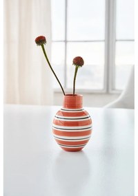 Vază din ceramică Kähler Design Nuovo, înălțime 14,5 cm, roz-alb