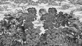 Fototapet, Bellewood under the Moon, Graphite, Rebel Walls