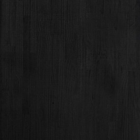 Rafturi de depozitare 2 buc. negru 60x30x210 cm lemn masiv pin Negru, 2, lemn