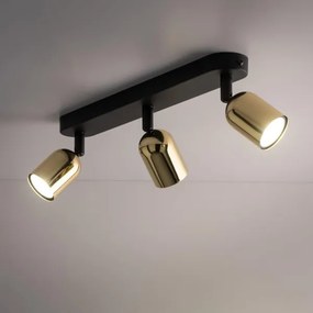 Spot LED RGBW reglabil TOP 3xGU10/6,5W/230V 2700-6500K negru/auriu
