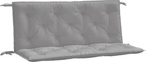 vidaXL Perne bancă de grădină 2 buc., gri, 120x50x7cm, țesătură oxford