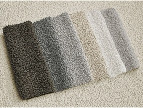 Taburet bej cu tapițerie din țesătură bouclé Leonore – Bobochic Paris