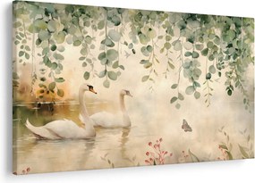 Tablou - Lac, acvariu (90x60 cm)