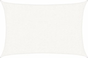 vidaXL Pânză parasolar, alb, 2x2,5 m, HDPE, 160 g/m²