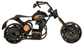 Motocicleta metal Coppery Notorius miniatura 20x11cm