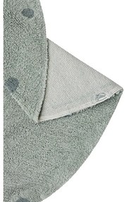 Covor pentru copii verde deschis lavabil/țesut manual din bumbac ø140 cm Round Dot Blue Sage – Lorena Canals
