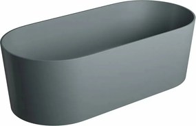 Cada freestanding Omnires Ovo M+ gri cenusiu 160x75 cm