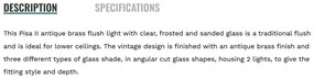 Plafoniera design decorativ Pisa II 2L