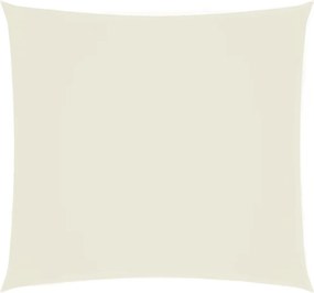 vidaXL Pânză parasolar, crem, 6x6 m, țesătură oxford, pătrat