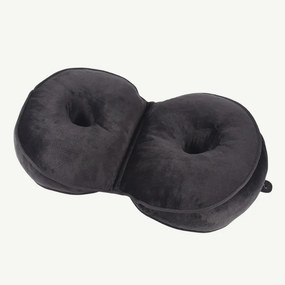 Perna ortopedica sezut memory foam pliabila, husa dubla catifea/mesh