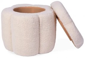 Taburet Childhome FLOWER d. 35 cm crem