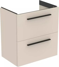 Dulap baza suspendat Ideal Standard i.life S 2 sertare bej - nisip 60 cm