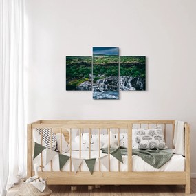 Tablou cu cascade în natură (90x60 cm)
