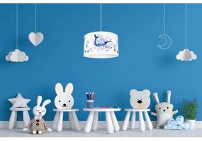 Lustră pentru copii OCEAN 1xE27/60W/230V