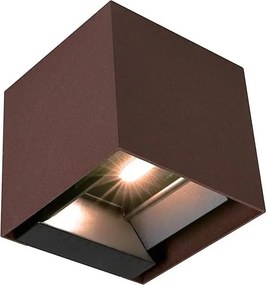 LED Sol aplică de perete cu senzor LED/9W/3,7V 3000/4000/5000K IP65 2600 mAh maro