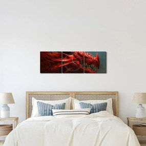 Tablou - Zmeu (cu ceas) (90x30 cm)