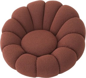 Fotoliu pivotant design elegant Mello, Boucle rouge