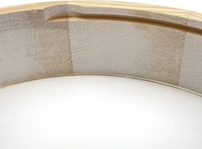 Plafonieră NATURAL, 3xE27/15W/230V, Ø 37,5 cm, pin/alb