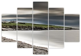 Tablou cu lac în amurg (150x105 cm)
