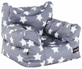 Fotoliu puf Buff Beauty (gri + alb). 1028902