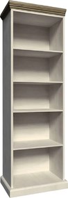 Biblioteca ROYAL RW, pin nordic/stejar salbatic, PAL melaminat, 68x39x