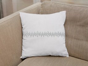Husa de perna decorativa MELODY 40x40 cm, alba