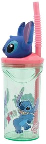 Disney Lilo și Stitch Easily Distracted Cana cu pai 3D din plastic 360 ml