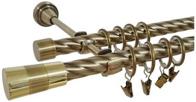 Galerie VALEO dubla twist - 19/19 - aur antic (Alege marime: 200 cm)