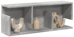 vidaXL Dulap de perete, gri beton, 80x20x30 cm, lemn prelucrat