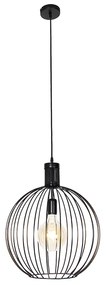 Lampă suspendată design neagră 40 cm - Wire Dos