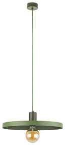 Lustră pe cablu SILA 1xE27/15W/230V d. 40 cm verde