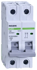 Siguranta automata 2P, 16A, curba de declansare B, capacitate de rupere 4,5kA, Noark