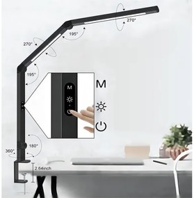 Lampă LED tactilă dimabilă de masă Brilagi VARIO LED/12W/230V 3000-6500K black