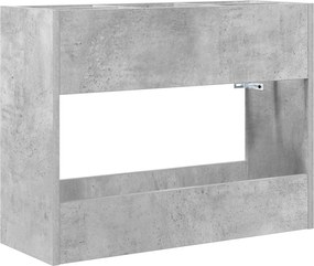 vidaXL Suport pentru umbrele Gri din beton 65 x 24 x 50 cm