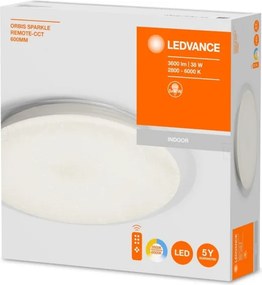 Ledvance - LED Plafonieră dimmabilă ORBIS LED/38W/230V + Telecomandă