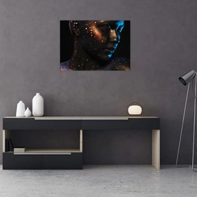 Tablou strălucitor a femeii (70x50 cm)
