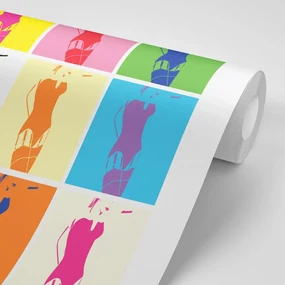 Tapet autoadeziv pop art farmecul femeii