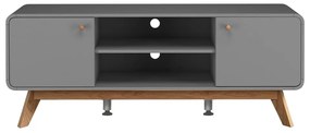 Comodă TV gri 140x53 cm Caitlin – Støraa