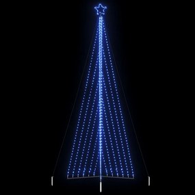 vidaXL Pom de Crăciun LED 789 LED-uri Albastru 476 cm